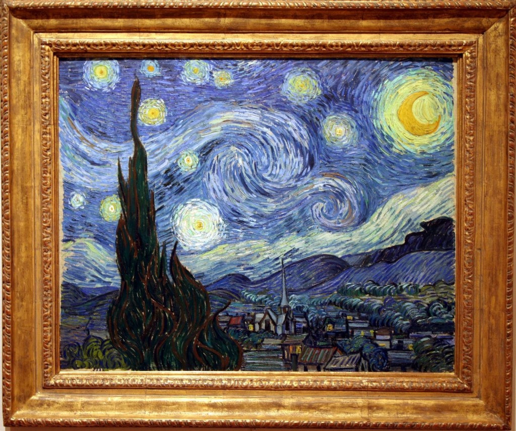 La noche de Gogh y oscuro trasfondo Arte_Wilberth_Saenz